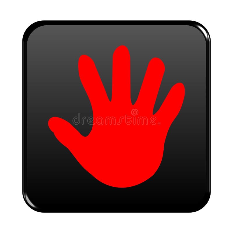 Web button - hand