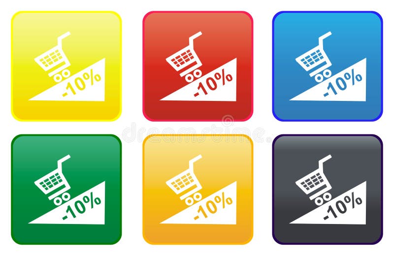 Web button - shopping cart