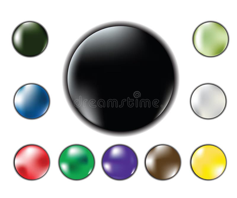 Web buttons vector illustration
