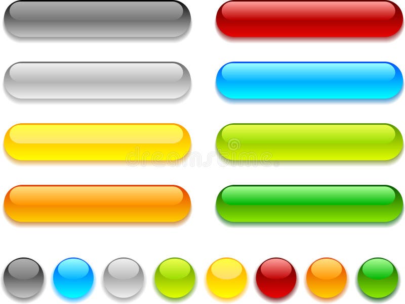 Web buttons. royalty free illustration