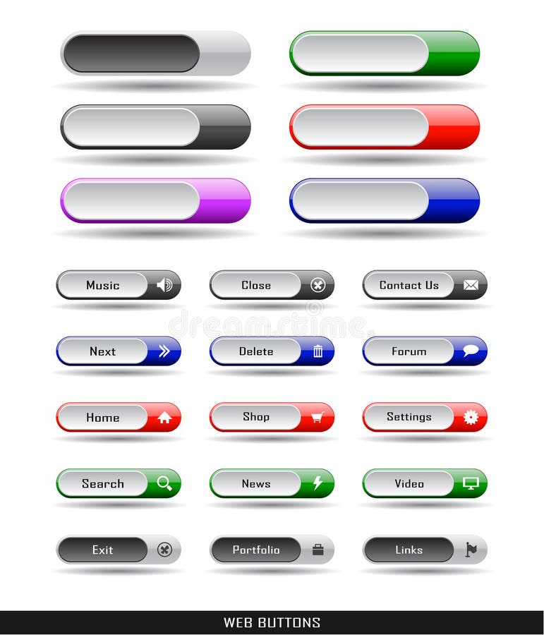 Web buttons pack