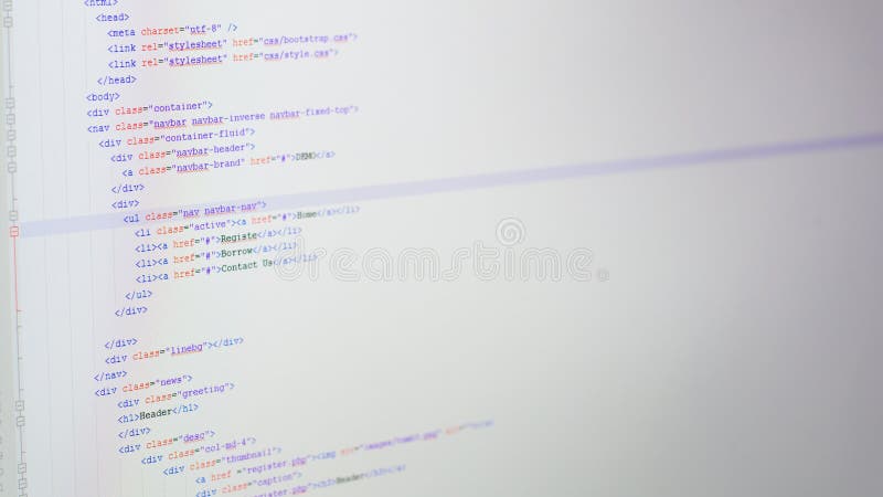 Web coding royalty free stock photography Web coding royalty free stock photography