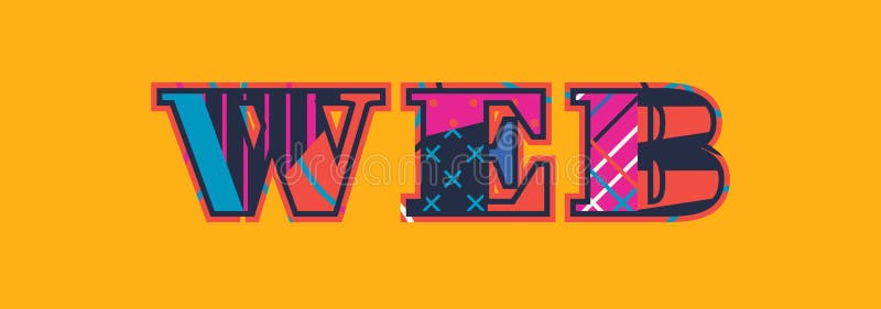 Web Concept Word Art Illustration vector illustration