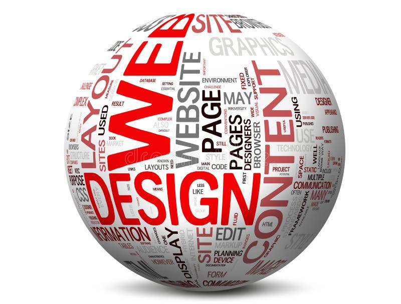 Web Design Concepts royalty free illustration Web Design Concepts royalty free illustration