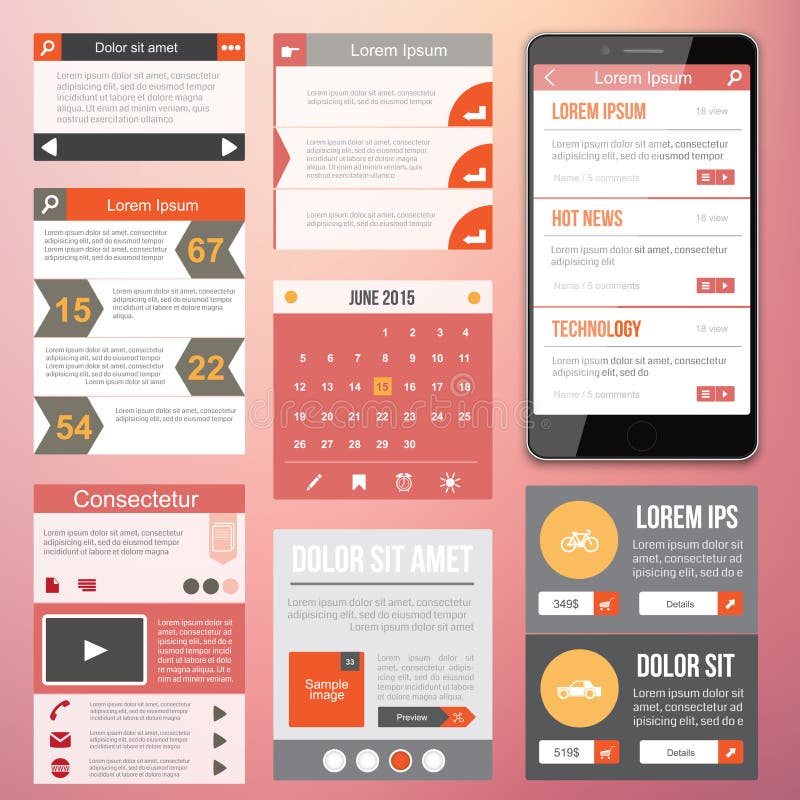 Web design vector illustration