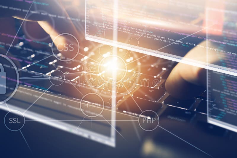 Web Design Programming royalty free stock photography