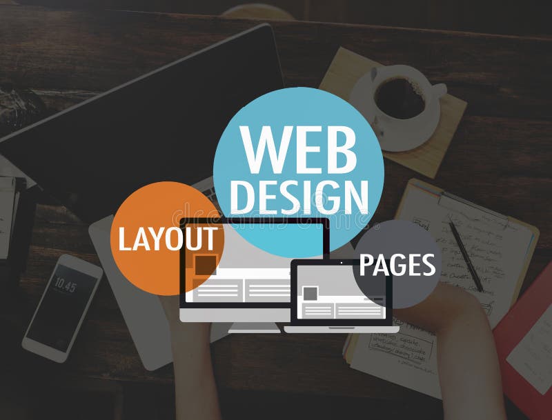 Web Design Website WWW Layout Page Connection Concept royalty free stock photos