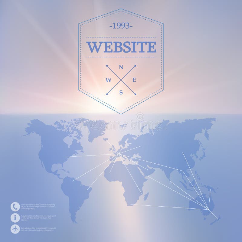 Web di vettore e fondo dell'interfaccia del cellulare royalty illustrazione gratis