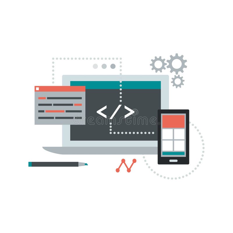 Web-Entwicklungs-ADN-Kodierung lizenzfreie abbildung Web-Entwicklungs-ADN-Kodierung lizenzfreie abbildung