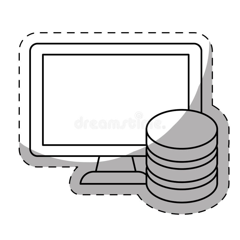 Web-Hosting oder in Verbindung stehendes Ikonenbild des Rechenzentrums stock abbildung Web-Hosting oder in Verbindung stehendes Ikonenbild des Rechenzentrums stock abbildung