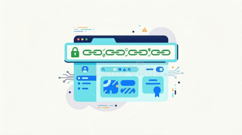 Κατανόηση της Ασφαλούς Περιήγησης στο Web μέσω της Επαλήθευσης HTTPS και η Σημασία της Ενημέρωσης για την Κυβερνοασφάλεια στοκ φωτογραφία με δικαίωμα ελεύθερης χρήσης