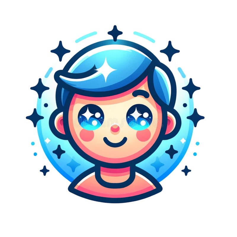 Pictogramă profil serie pixeli : avatarul tău prietenos așteaptă royalty free illustration