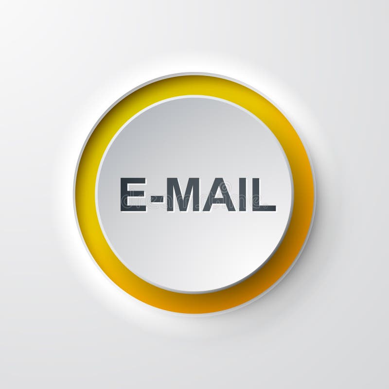 Web icon push button e-mail royalty free illustration