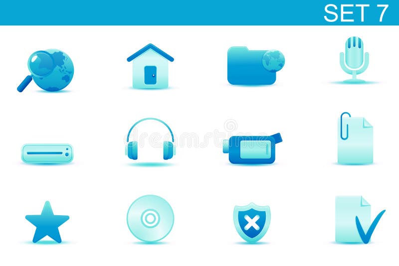 Web icons royalty free illustration