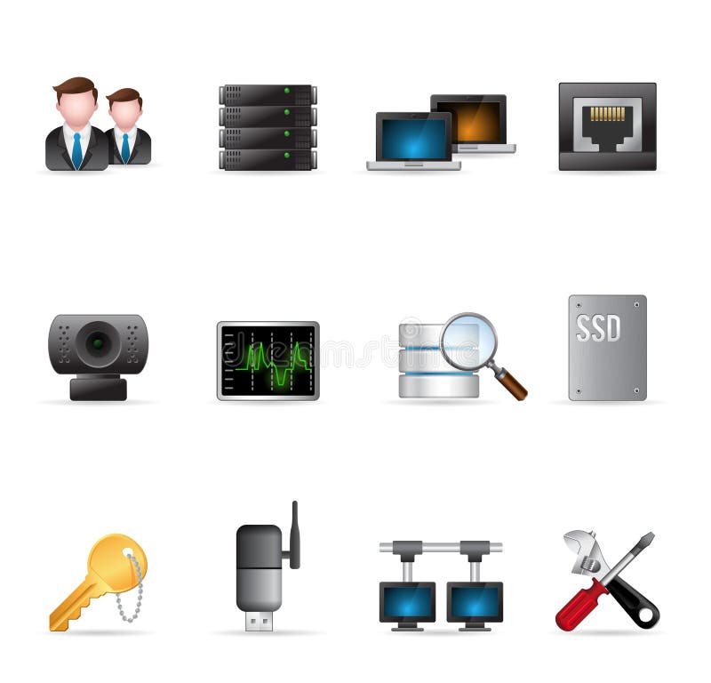 Web Icons - More Computer Network vector illustration