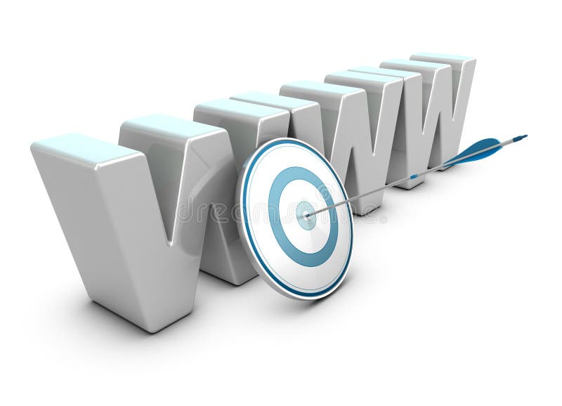 Web Marketing Strategy, Internet Business royalty free illustration
