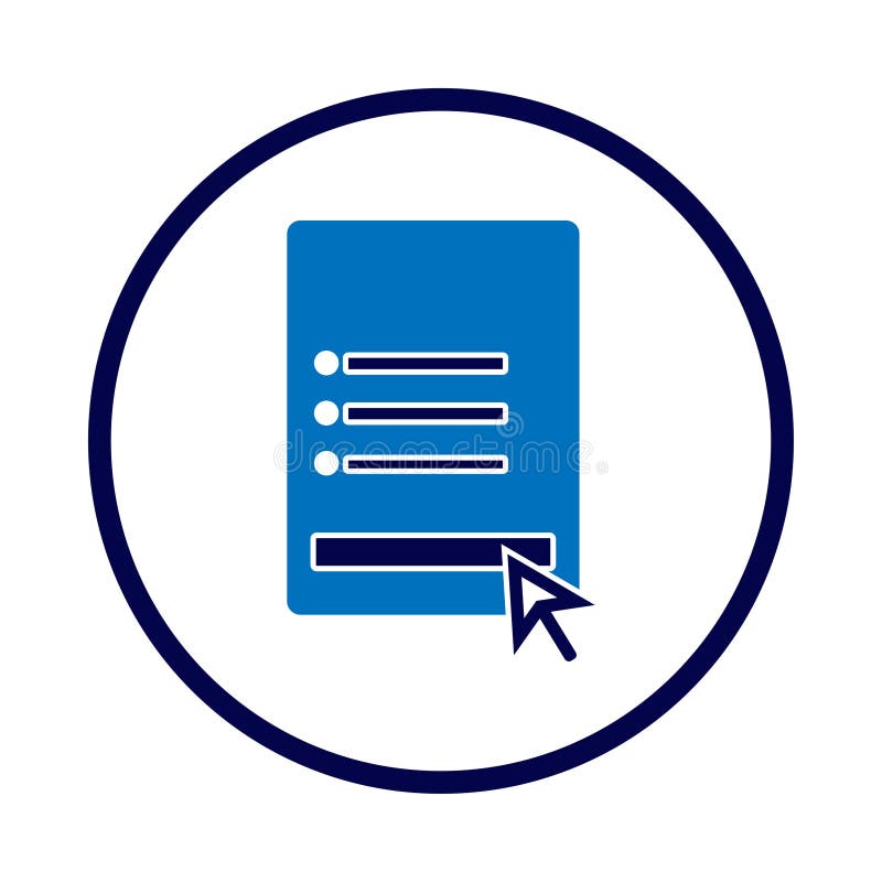 Web menu, click, menu, nav bar, menu scrolling icon vector illustration