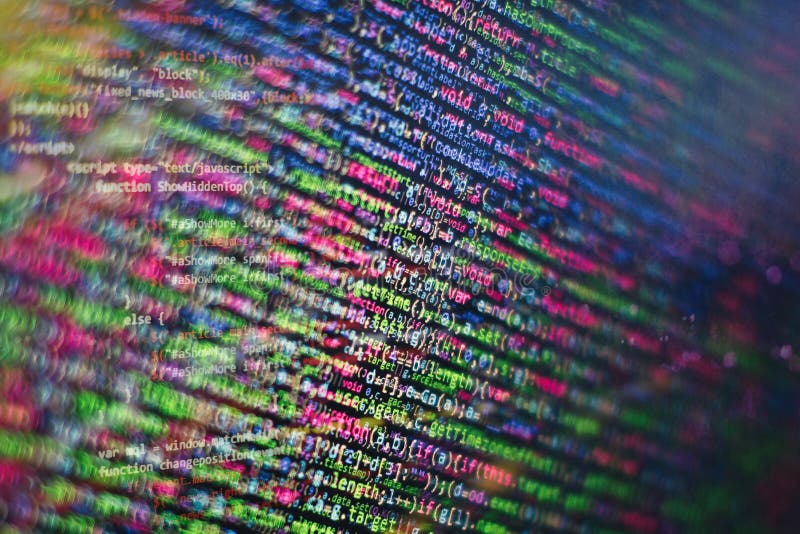 Python Code Computer Screen. Mobile Application Design Concept. Stock ...