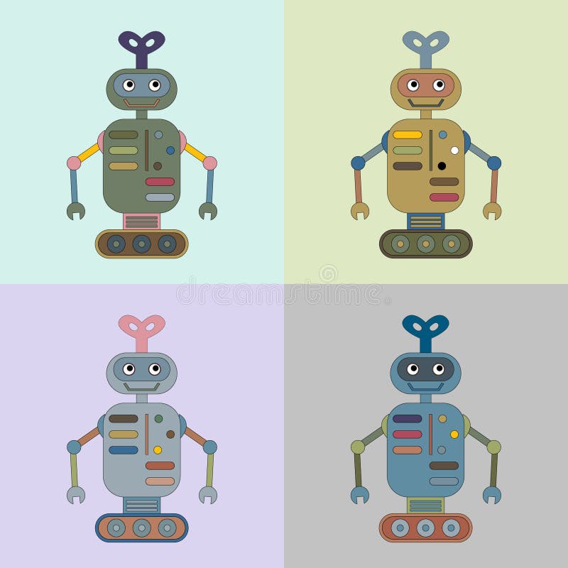 Set royalty free illustration