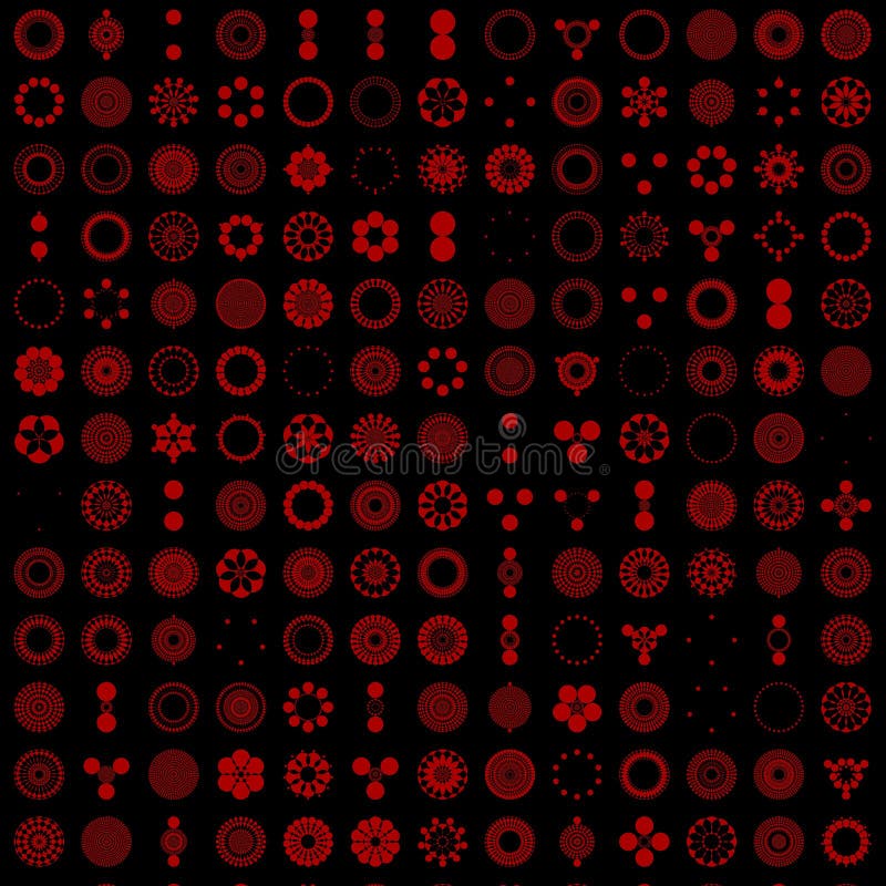 Web Shapes Icons Full Resolution royalty free illustration