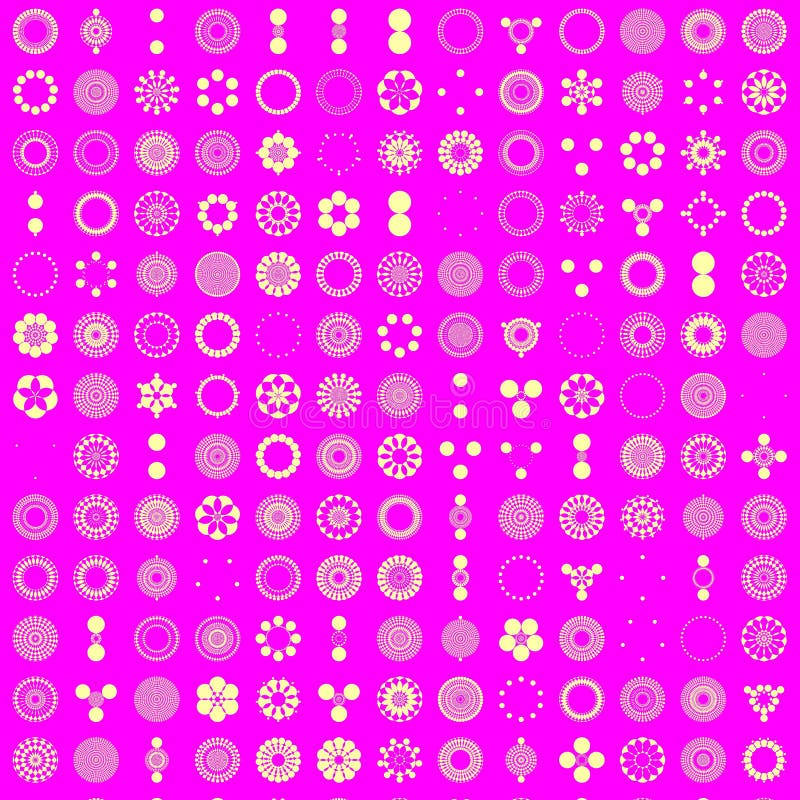 Web Shapes Icons Full Resolution stock illustration