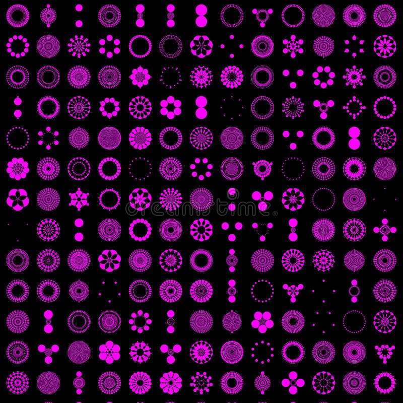 Web Shapes Icons Full Resolution vector illustration