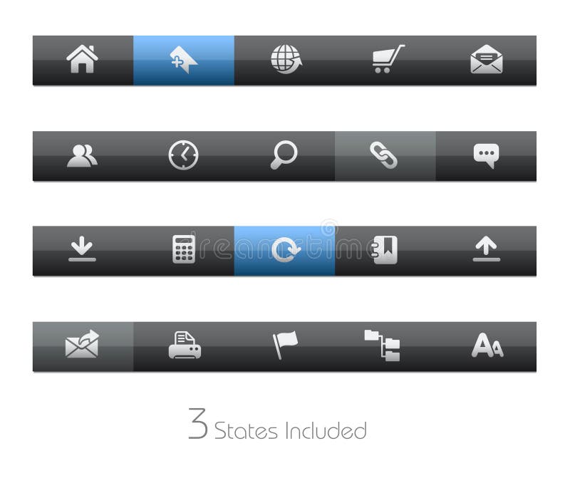 Interface // Blackbar Series Stock Vector - Illustration of file ...