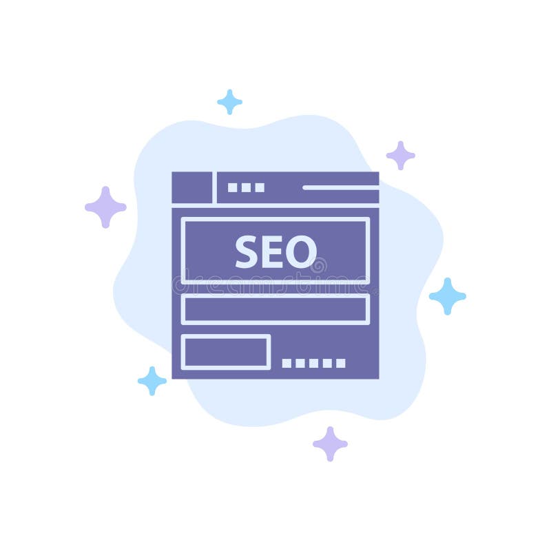 Web site, servidor, dados, hospedando, Seo, ícone azul da tecnologia no fundo abstrato da nuvem ilustração do vetor Web site, servidor, dados, hospedando, Seo, ícone azul da tecnologia no fundo abstrato da nuvem ilustração do vetor
