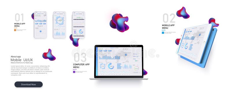 Web site template. Forex market. Binary option. Online statistics and data Analytics.Digital money market, news vector illustration Web site template. Forex market. Binary option. Online statistics and data Analytics.Digital money market, news vector illustration