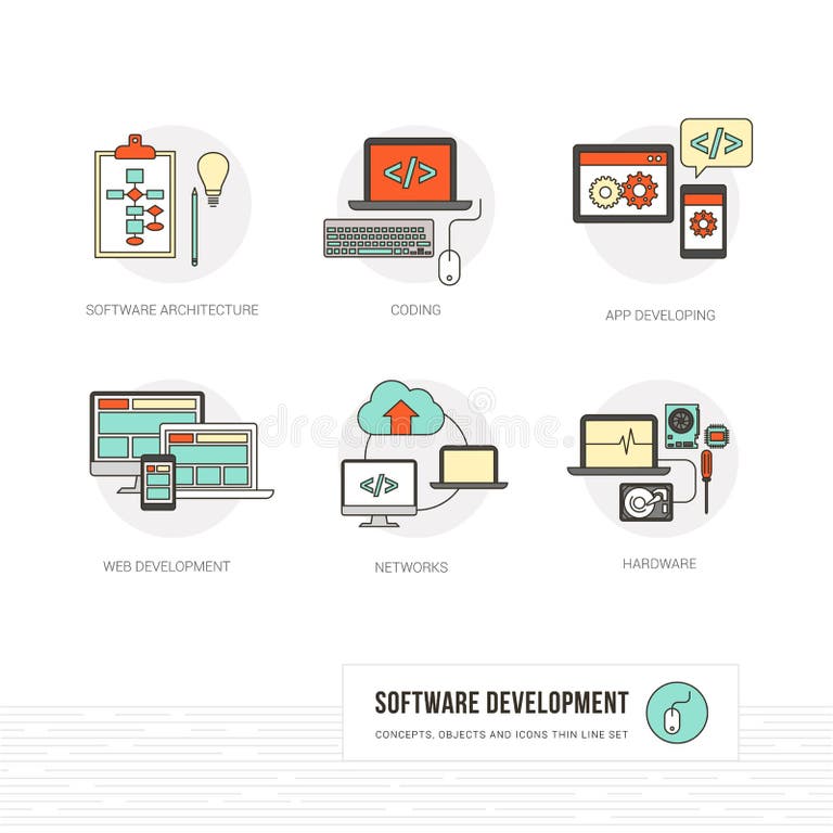 Software Concepts Icons Stock Illustrations – 1,568 Software Concepts ...