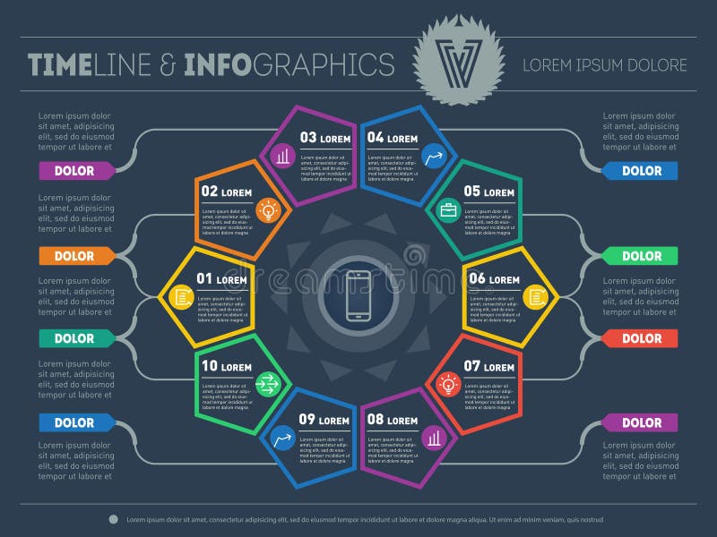 Web Template for circle diagram or presentation made of pentagon vector illustration Web Template for circle diagram or presentation made of pentagon vector illustration