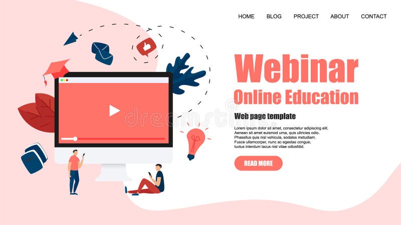Web Template Webinar Internet Conference Web Based Seminar Online Circuit Diagram