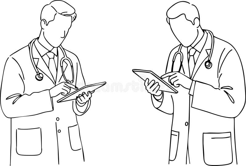 Doctors Line Art Stock Illustrations – 1,774 Doctors Line Art Stock Illustrations, Vectors & Clipart - Dreamstime