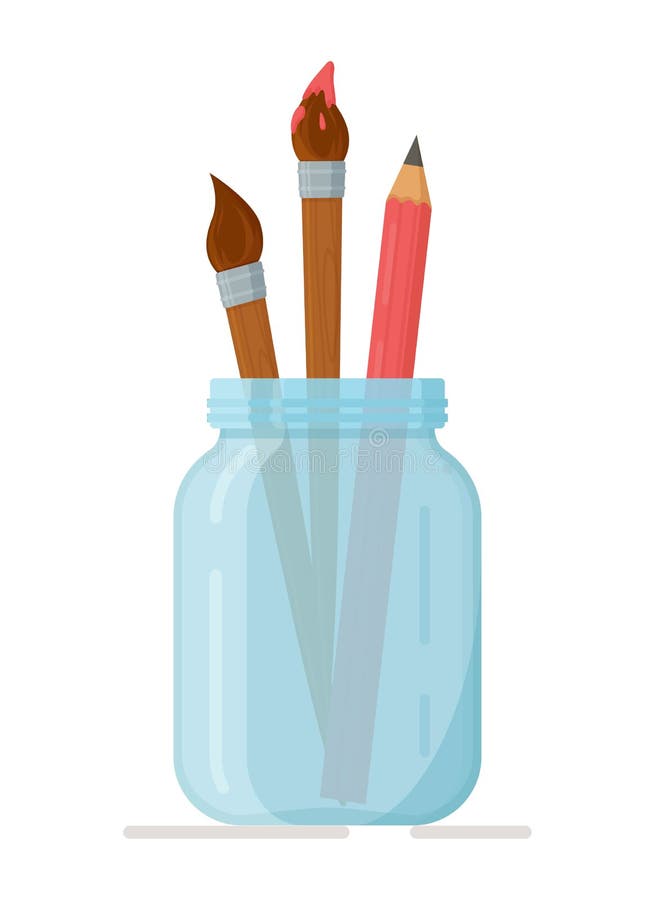 19,307 Paint Brushes Jar Images, Stock Photos, 3D objects, & Vectors