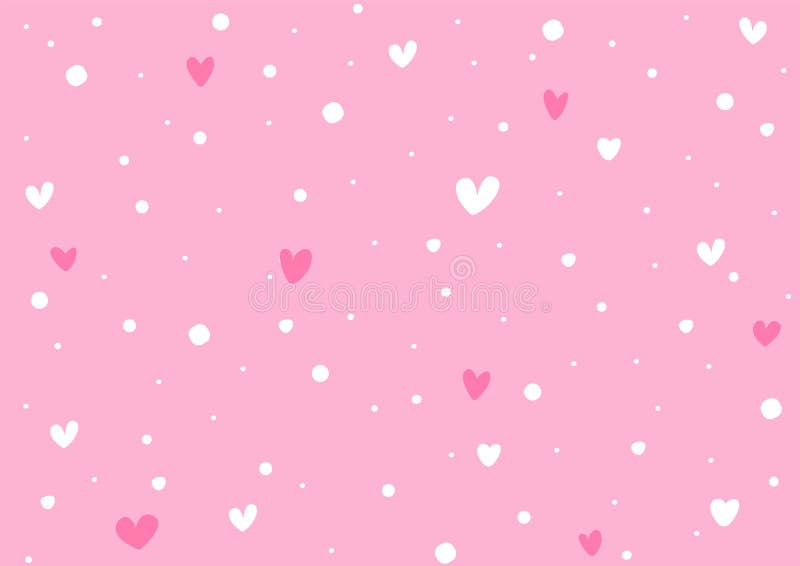 Trái tim hồng trên nền chấm bi hồng - một sự kết hợp hoàn hảo giữa màu sắc và hình ảnh để tạo ra một bức ảnh đẹp và nổi bật trên màn hình của bạn.