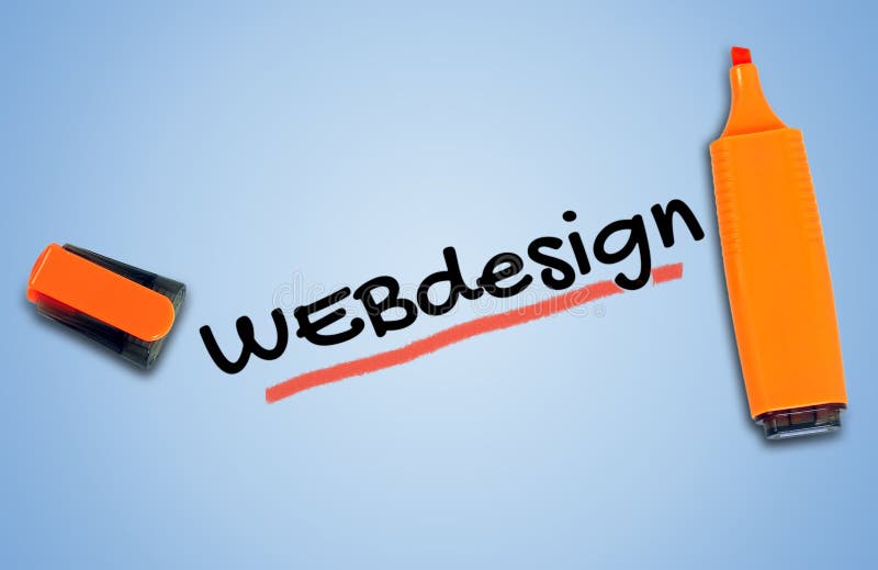 Webdesign ord royaltyfria bilder Webdesign ord royaltyfria bilder