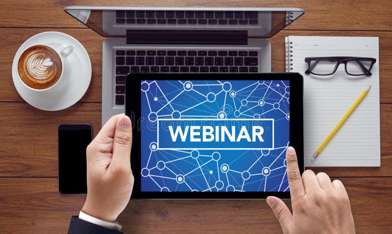 Webinar photos libres de droits Webinar photos libres de droits