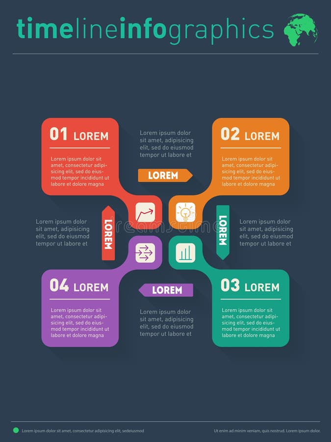 Webmalplaatje voor cirkeldiagram of presentatie Zaken concep stock illustratie Webmalplaatje voor cirkeldiagram of presentatie Zaken concep stock illustratie