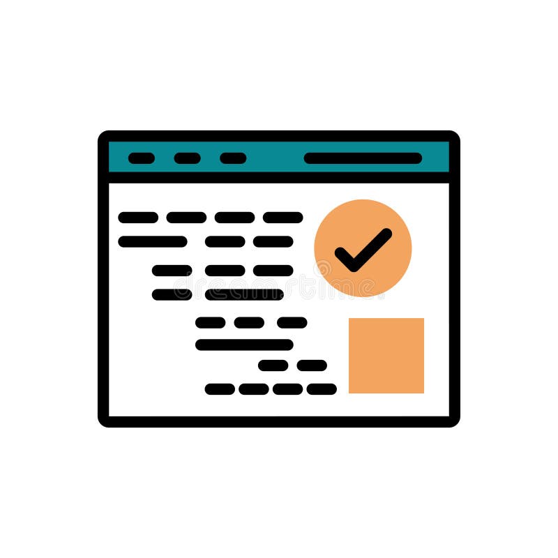 Webpage coding online internet page vector illustration