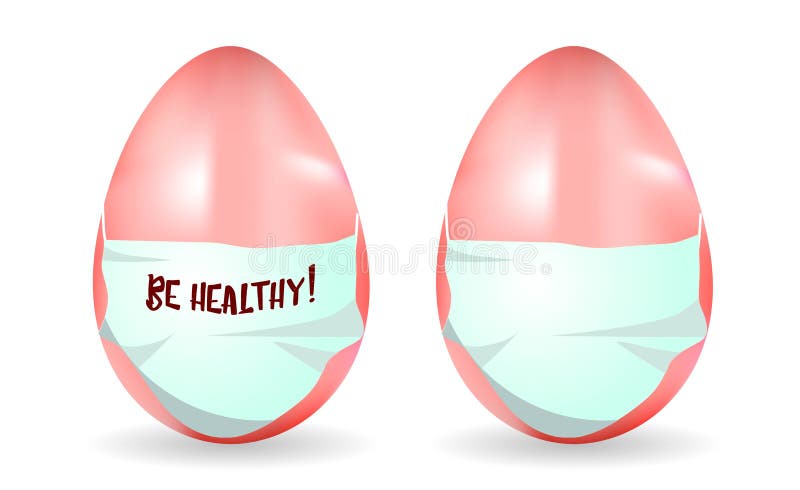 WebRealistic Masked Egg. Easter And Coronavirus ...