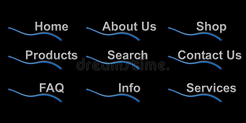 Download Website Buttons stock illustration. Illustration of services - 152554