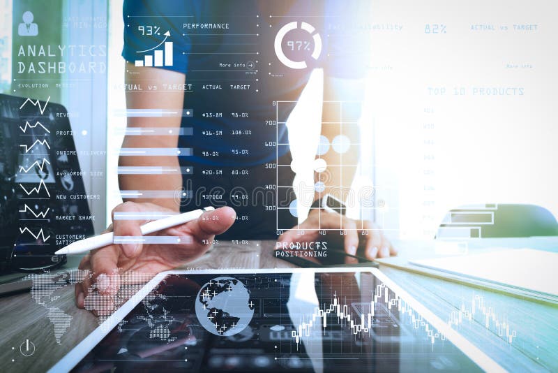 Website designer working digital tablet and smartphone and digit stock image Website designer working digital tablet and smartphone and digit stock image