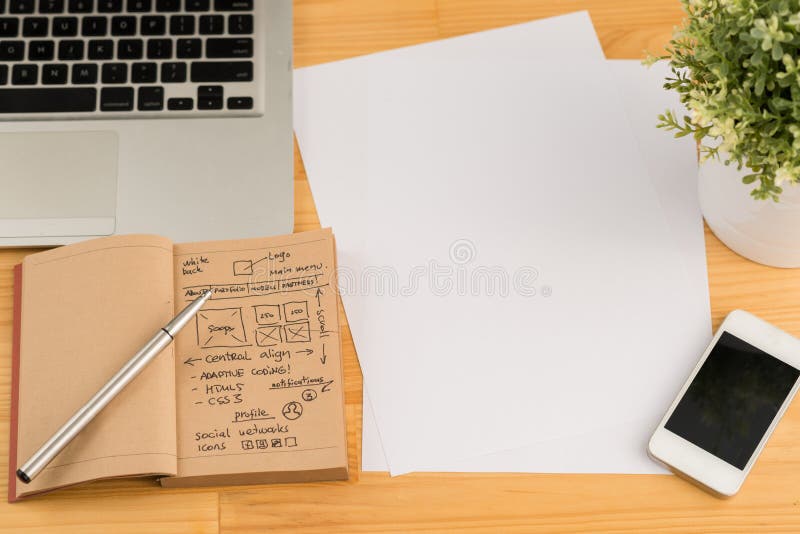 Website development project royalty free stock photo Website development project royalty free stock photo