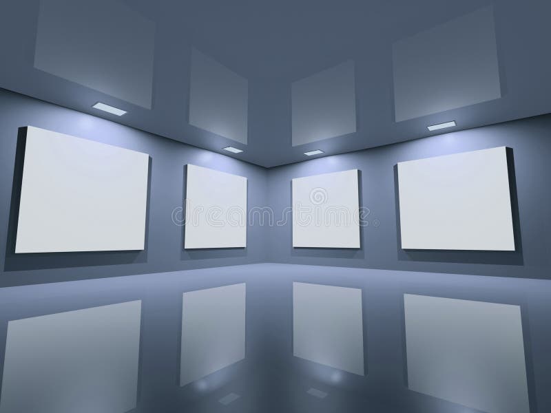 Virtuální expozice neutrální reflexní prostoru.