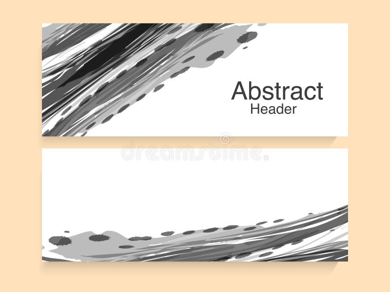 Website header or banner set. vector illustration