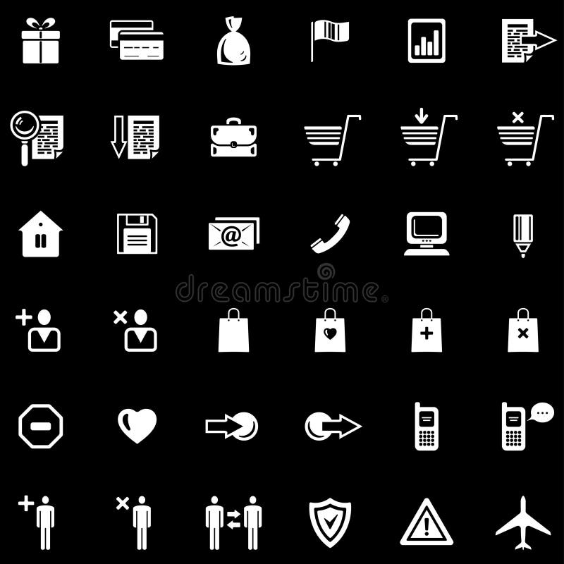 Website Icons Set (Vector) royalty free illustration Website Icons Set (Vector) royalty free illustration