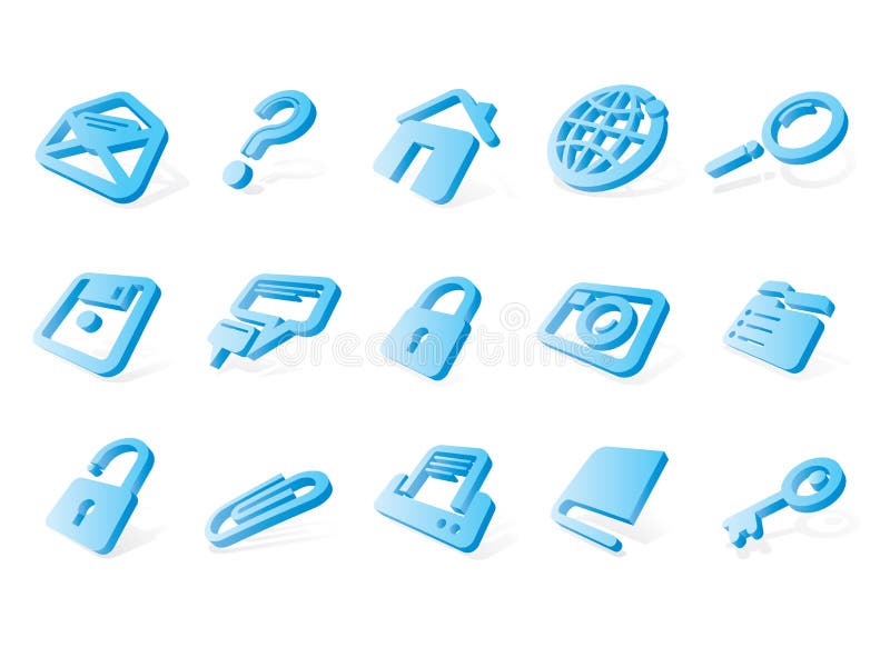 Website and internet icons vector illustration