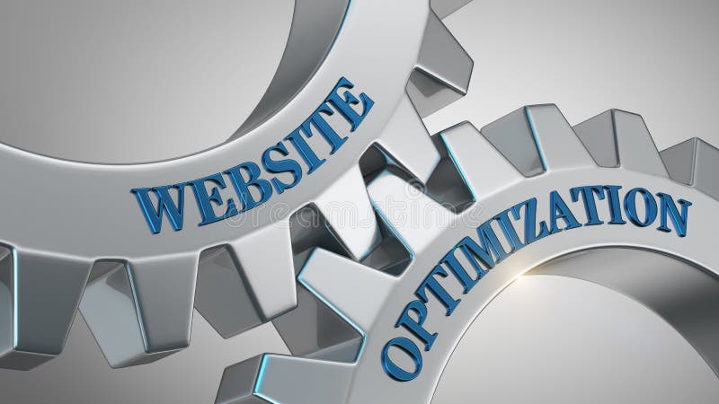 Website optimization concept. royalty free illustration