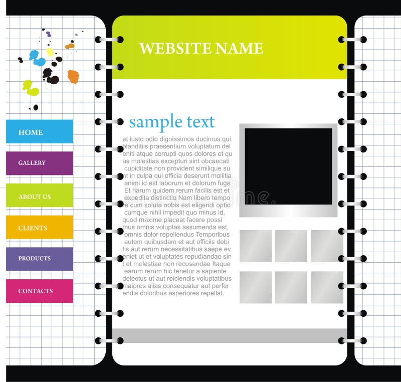 Website template