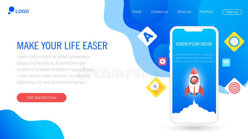 Website template designs. EPS 10 royalty free illustration Website template designs. EPS 10 royalty free illustration